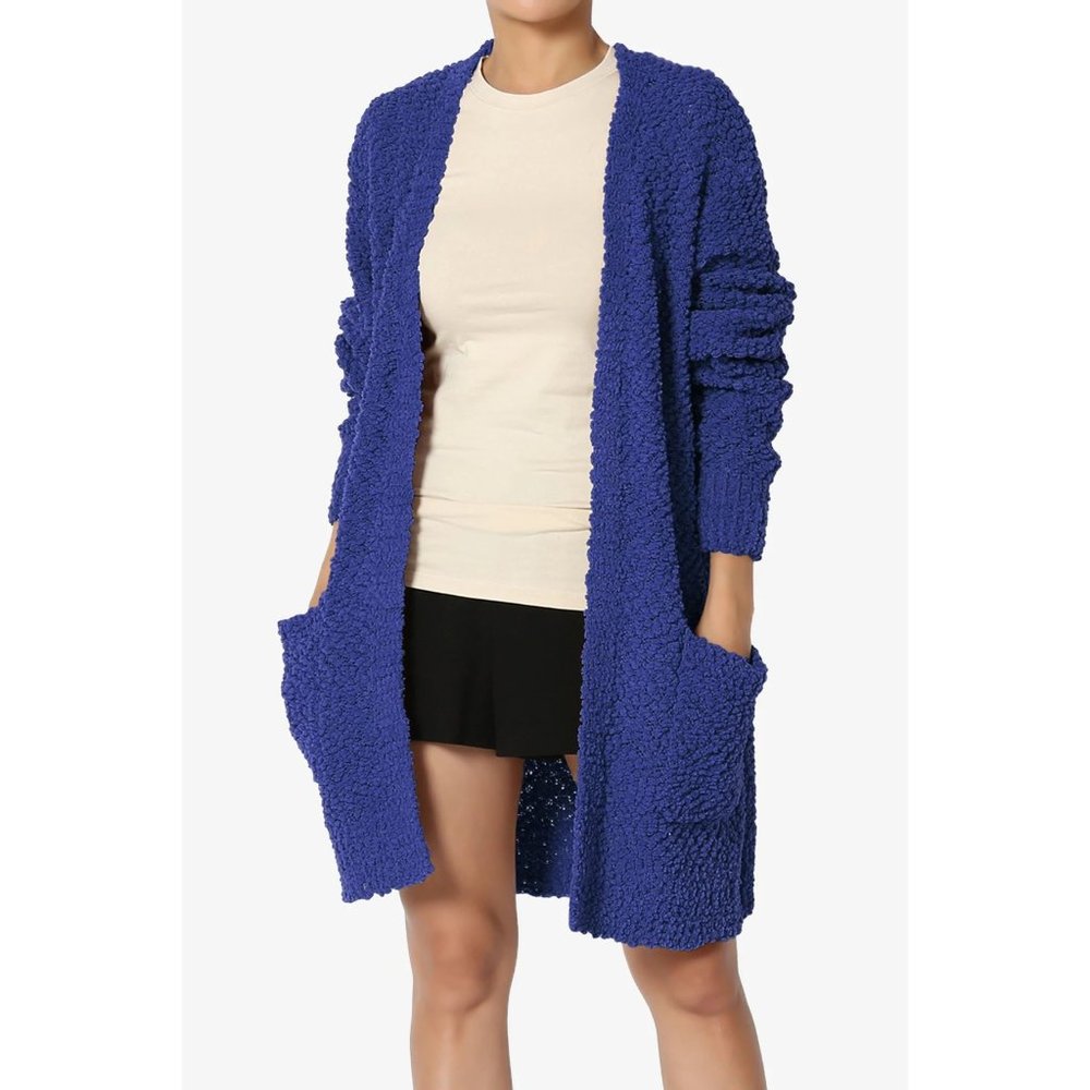 L Love Plus Size Popcorn Sweaters